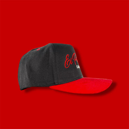 El Patron Carne Seca 5-Panel Snapback – Red Suede Bill | Maximum Comfort | Limited Edition