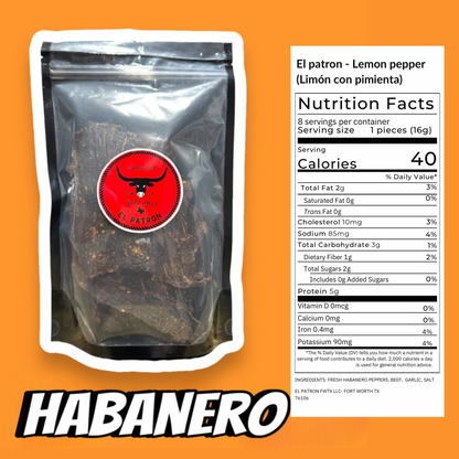 Habanero Jerky ( carne seca)